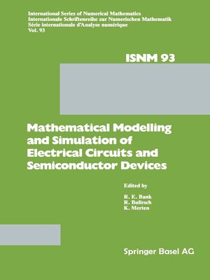 cover image of Mathematical Modelling and Simulation of Electrical Circuits and Semiconductor Devices